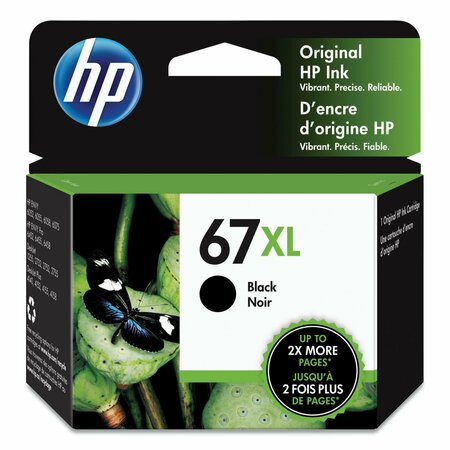 HP HP 67XL, 3YM57AN High-Yield Black Original Ink Cartridge 3YM57AN#140